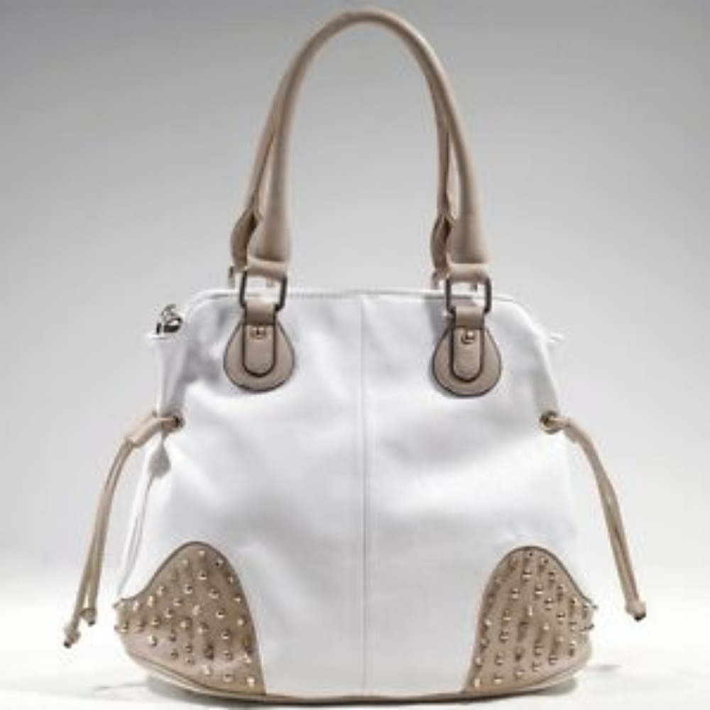 New Studded White Hobo shoulder  bag (with tags)